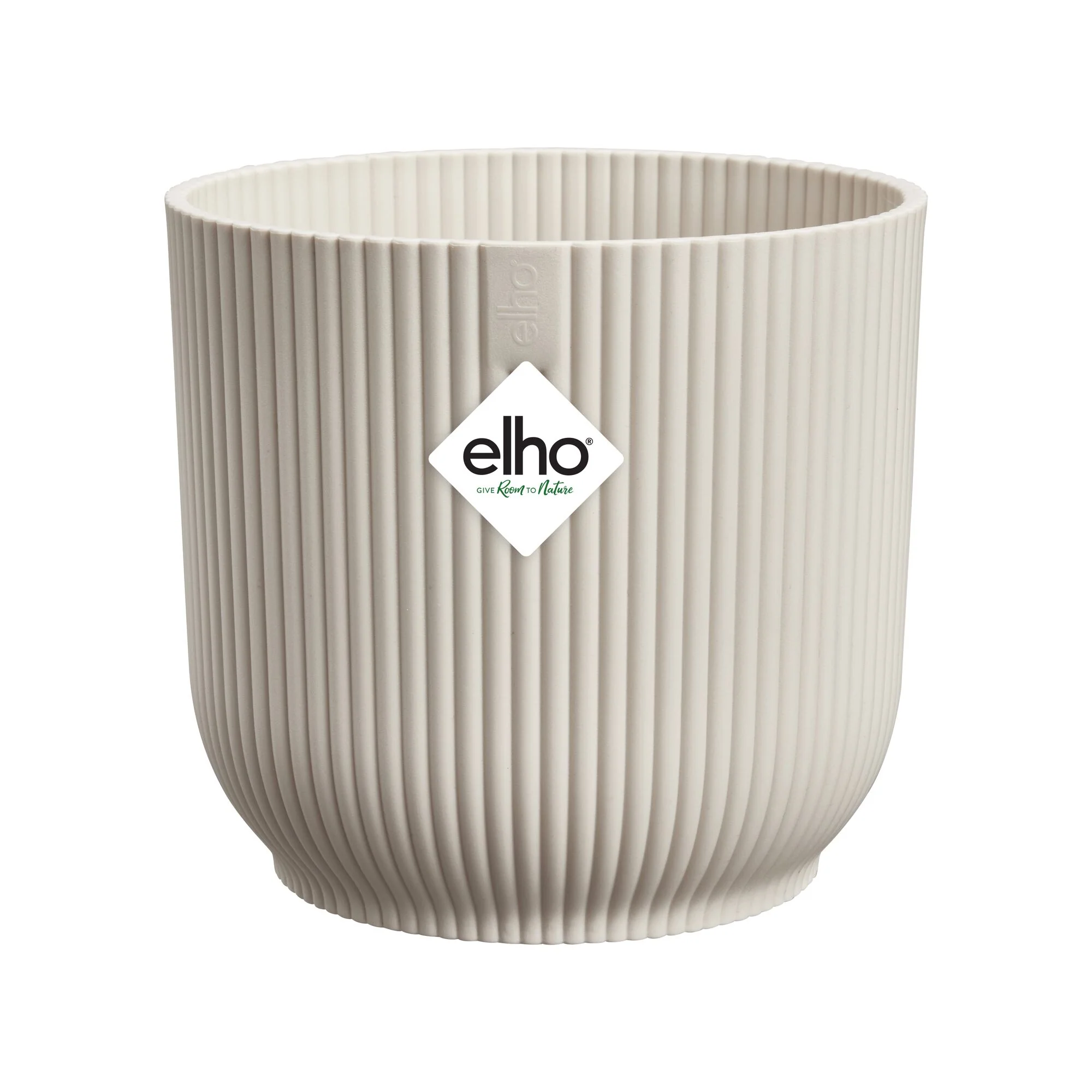 Cache-Pot Vibes fold rond Blanc lin ELHO