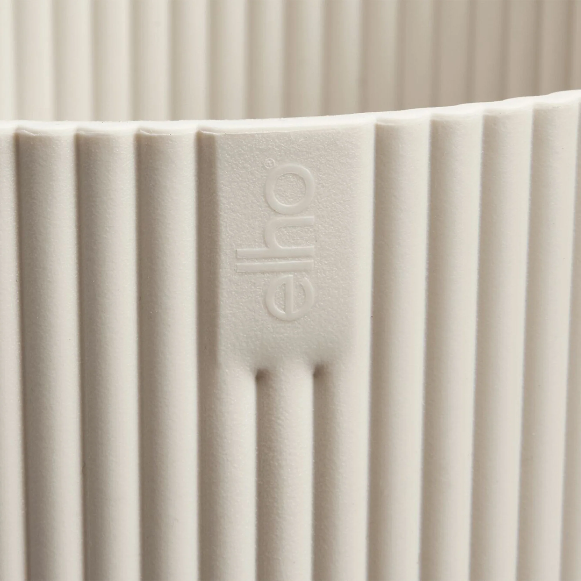 Cache-Pot Vibes fold rond Blanc lin ELHO - Image 4