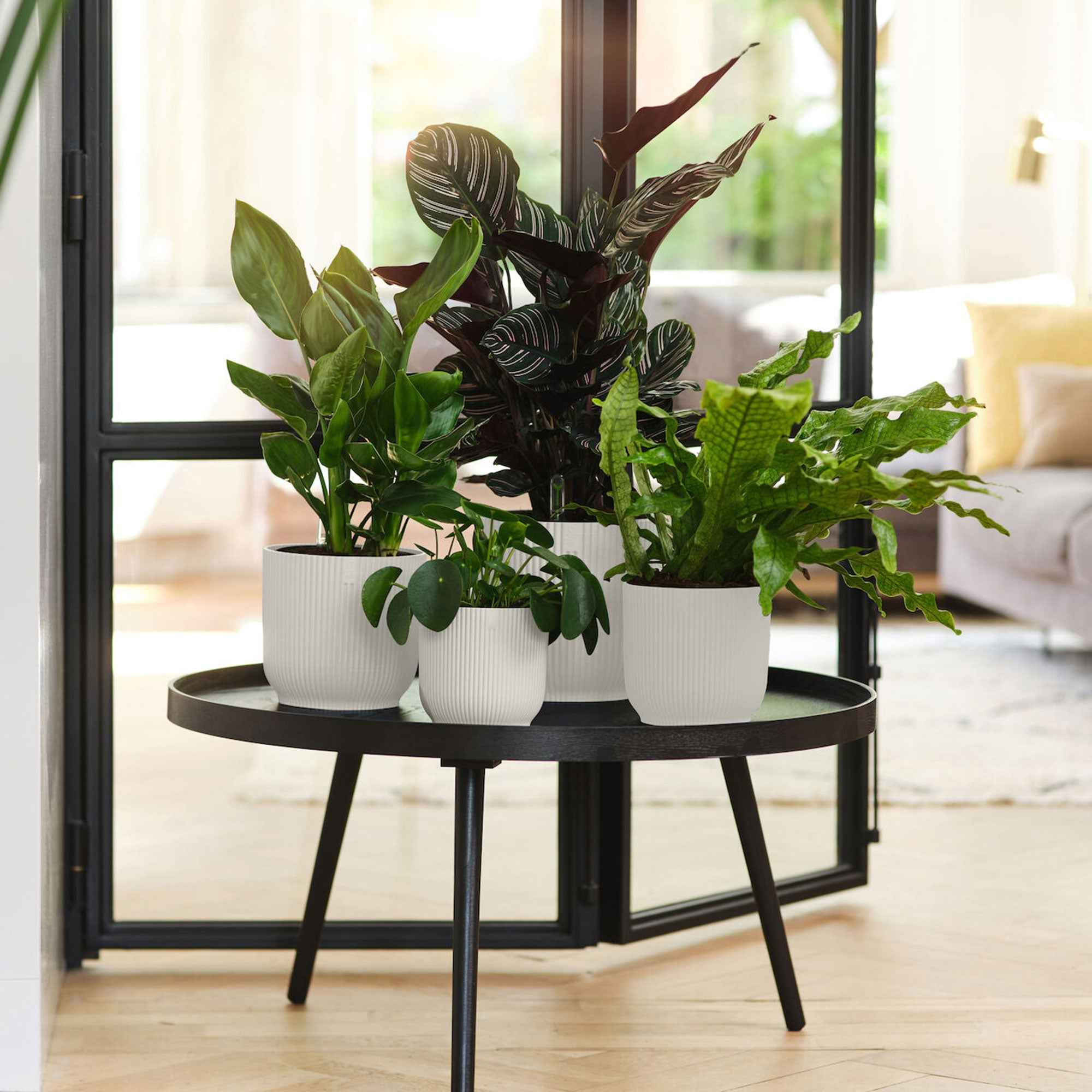 Pot de fleurs Elho Vibes Fold blanc
